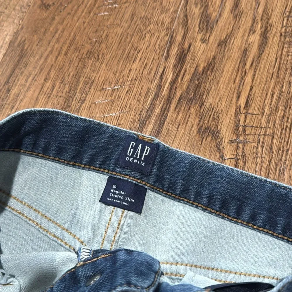 Boys Gap regular stretch jeans. Sz 10